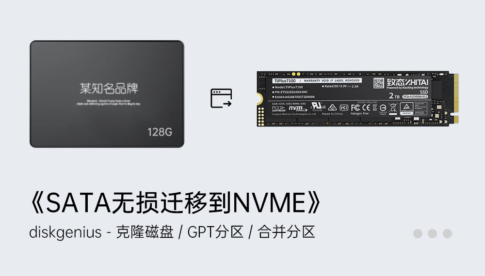 【头图】SATA无损迁移到NVME